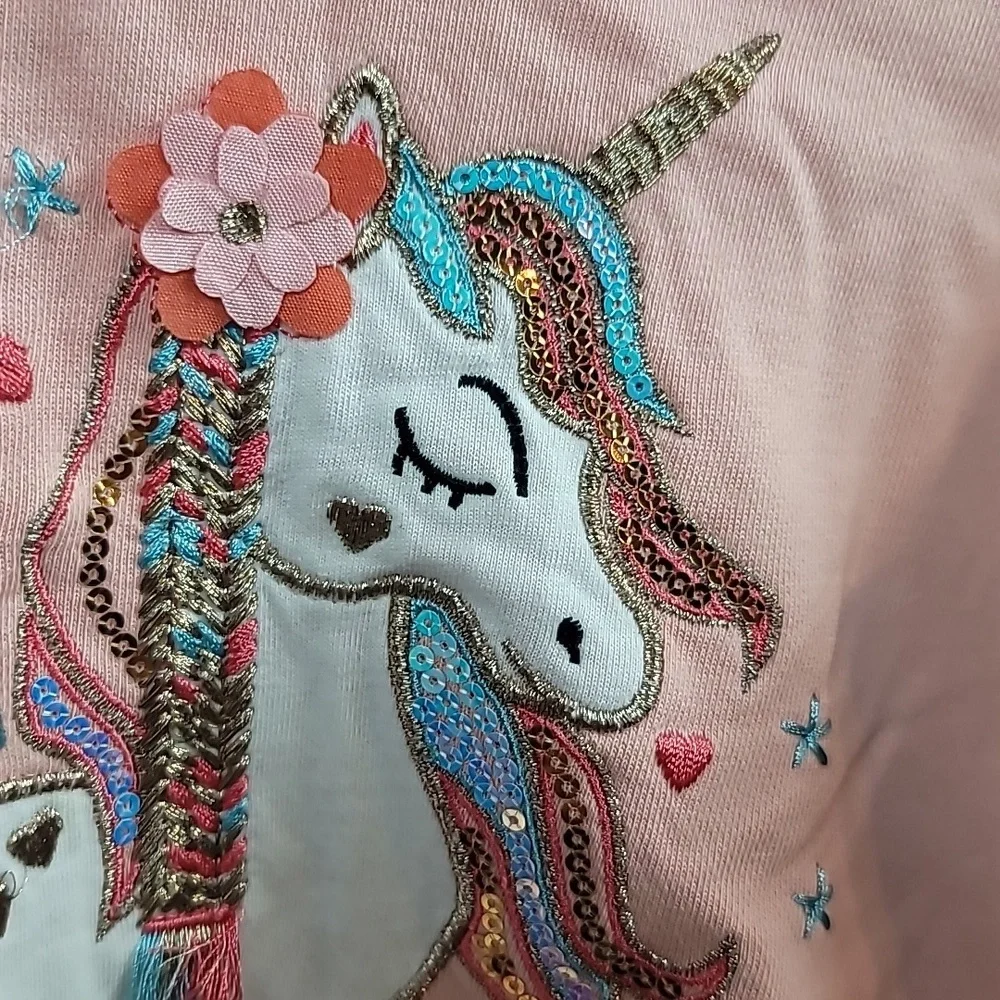 Amazon unicorn sweatshirt girl's 3y 3t new in package